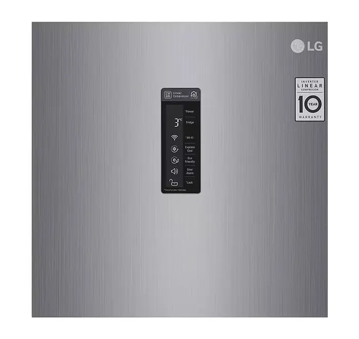 صفحه نمایش یخچال فریزر ال جی دوقلو مدل GC-F411ELDM و GC-B414ELFM