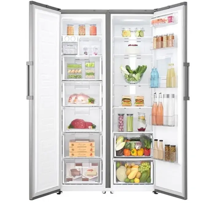 ظرفیت یخچال فریزر ال جی دوقلو مدل GC-F411ELDM و GC-B414ELFM