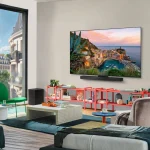 نمای تصویر تلویزیون 55 اینچ ال جی مدل OLED55C56LA