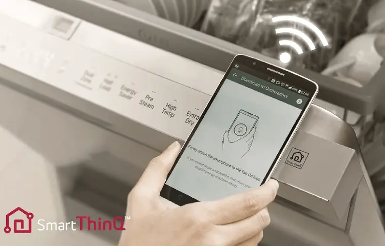 راهنمای اتصال ماشین ظرفشویی ال جی به اپ ThinQ