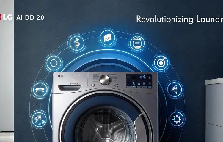 تکنولوژی AI DD (Artificial Intelligence Direct Drive) یکی از نوآوری‌های پیشرفته لباسشویی‌های ال‌جی است که با بهره‌گیری از حسگرهای هوشمند، وزن و جنس پارچه لباس‌ها را تشخیص می‌دهد
