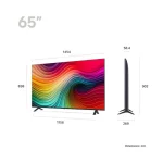 ابعاد تلویزیون 65 اینچ ال جی مدل 65NANO82